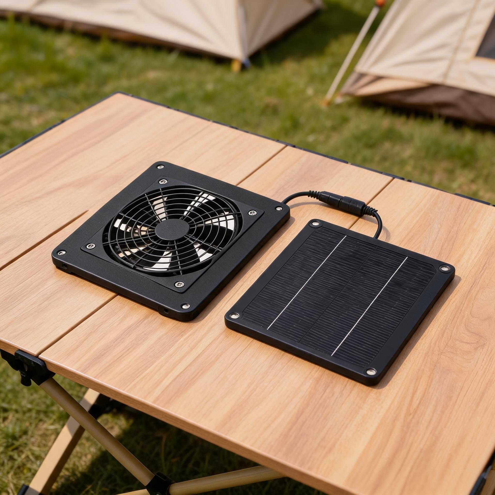 Renewable Energy House - Ventilador Solar 12V 3W 76.3CFM, Design