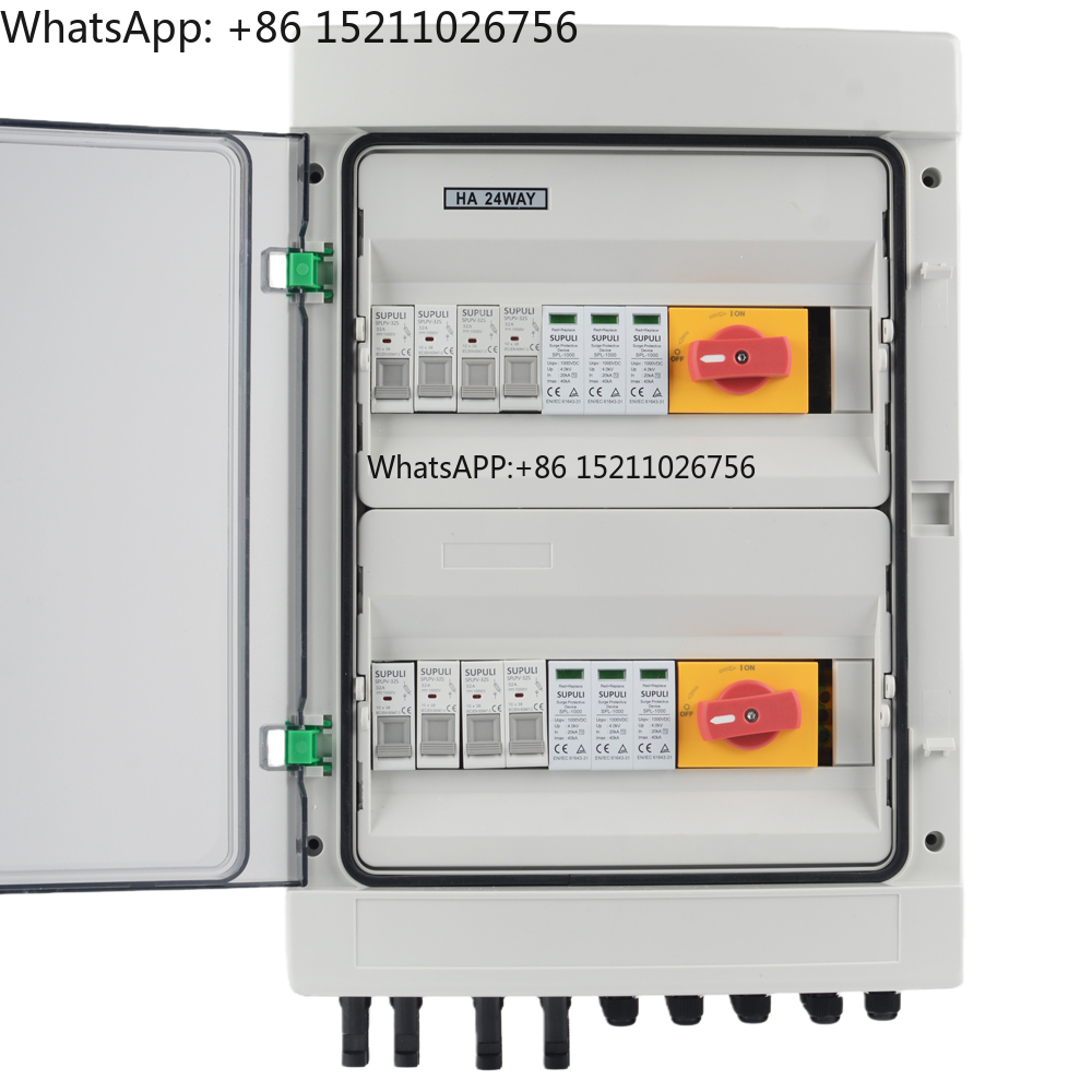 Solar Combiner Box - IP65 4 em 2 saídas 4