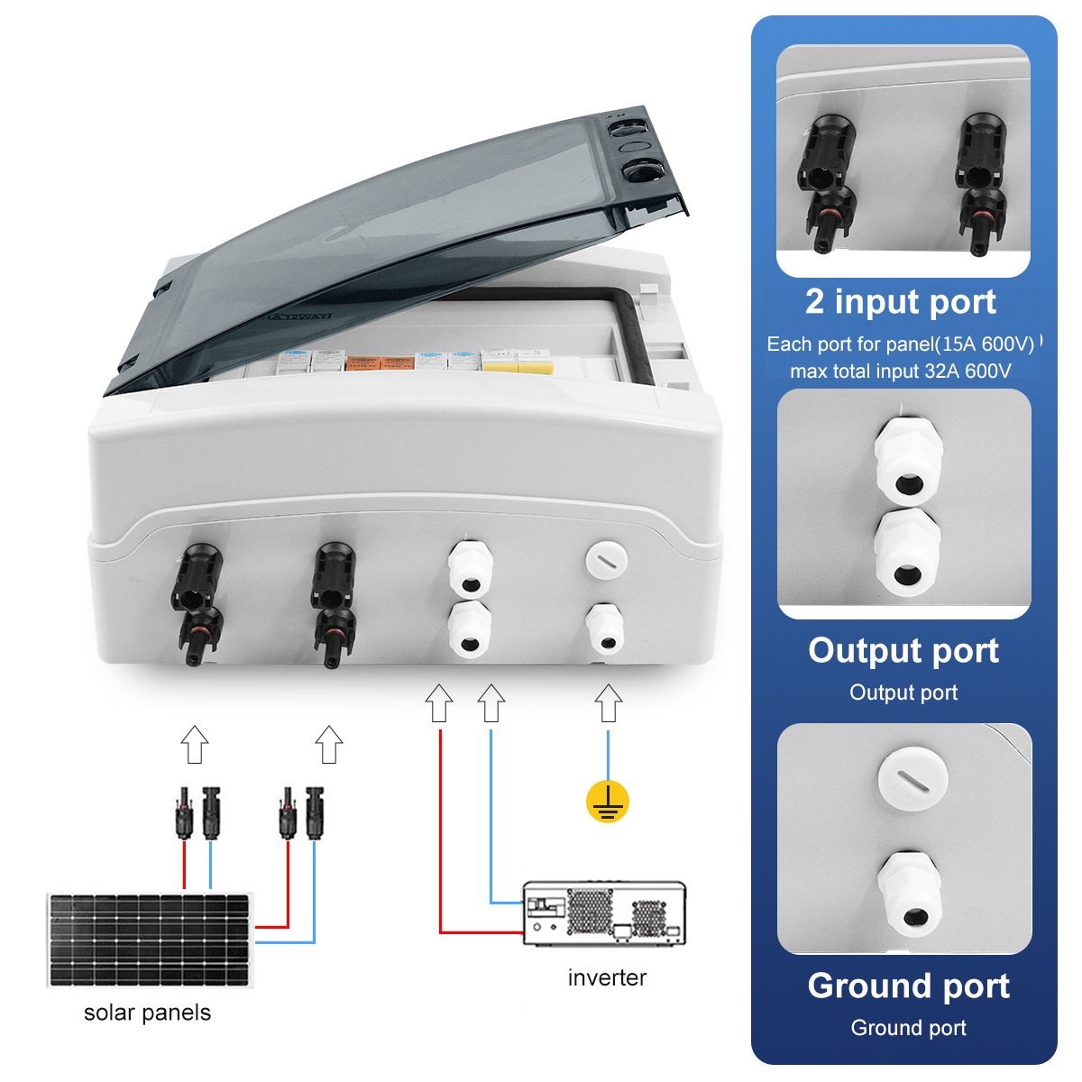 Caixa Combinadora Solar Fotovo - Solar Combiner Box avaliação e preço