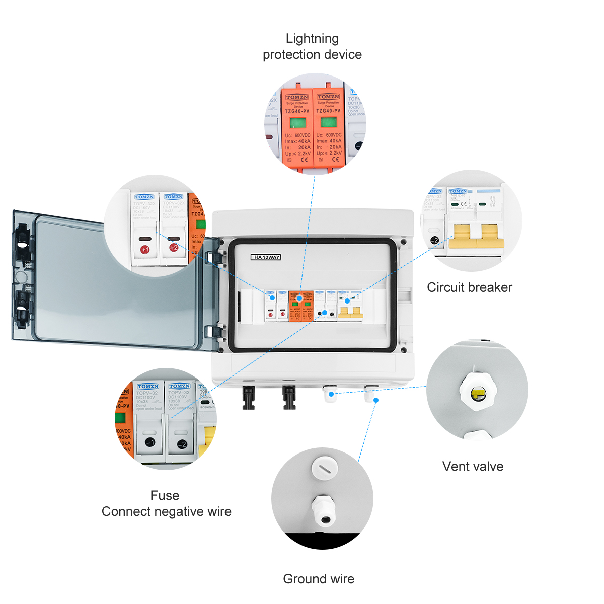 Caixa Combinadora Solar Fotovo - Solar Combiner Box avaliação e preço