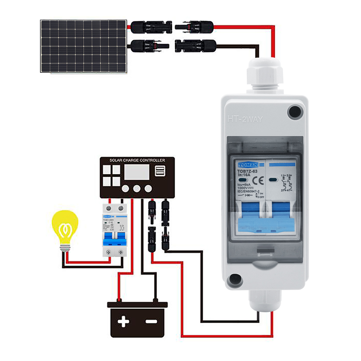 1PCS Caixa Combinadora Solar F - Solar Combiner Box avaliação e preço