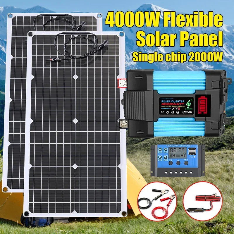 Kit de painel solar de 4000 W  - Renewable Energy House avaliação e preço